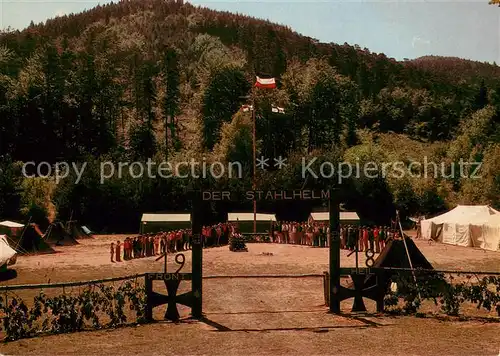 AK / Ansichtskarte Pfalz Jungstahlheimlager 1976 Der Stahlheim Gau Pfalz