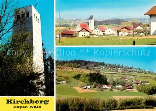 Kirchberg_Passau Ortsansicht mit Kirche Panorama Turm Kirchberg Passau