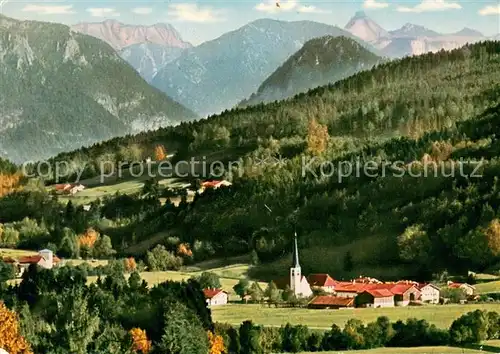 AK / Ansichtskarte Hammer_Siegsdorf Gesamtansicht Loferer Steinberge Hammer Siegsdorf