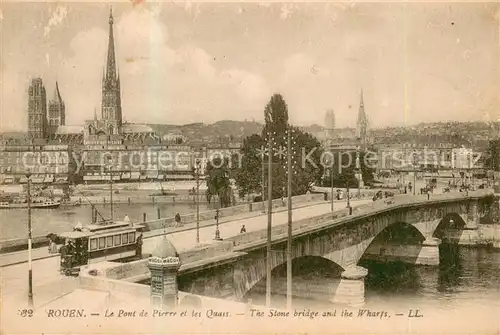 AK / Ansichtskarte Rouen Zentrum  Rouen