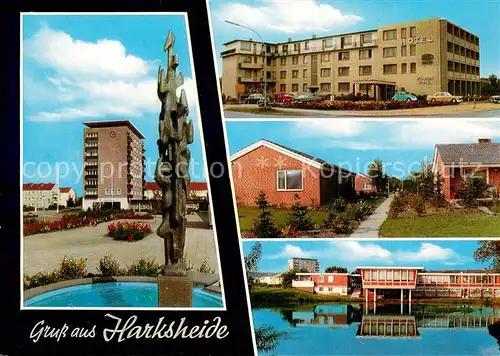 AK / Ansichtskarte Harksheide Rathaus Friesenhotel Sportlerheim SOS Kinderdorf Harksheide