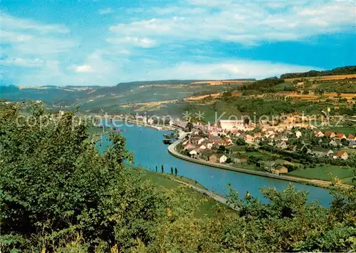 Wellen_Mosel Blick von Luxenburg Wellen_Mosel