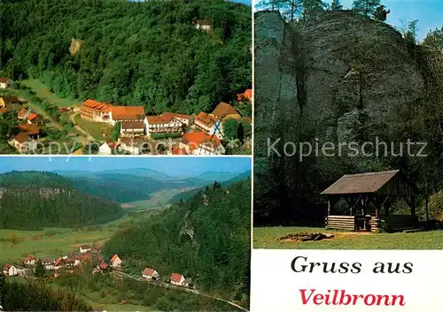 Veilbronn Fliegeraufnahmen Felsen Huette Veilbronn