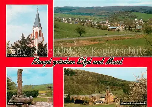 Bengel Panorama Kirche Sauerbrunnen Kloster Springiersbach Baumbluete Bengel