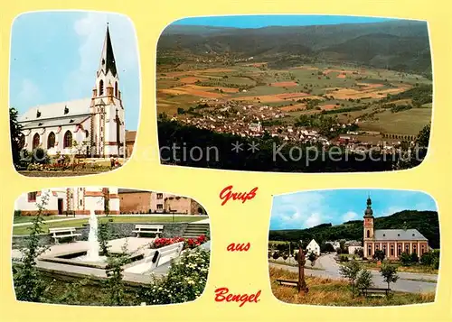 Bengel Panorama Kirche Springbrunnen Bengel