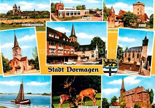 Dormagen Kloster Knechtsteden Koelner Strasse Kirchen Nachbargemeinden Fischkutter Tierpark Dormagen