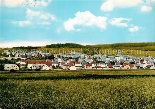 Mengerskirchen Ortsansicht Blick ueber die Felder Mengerskirchen