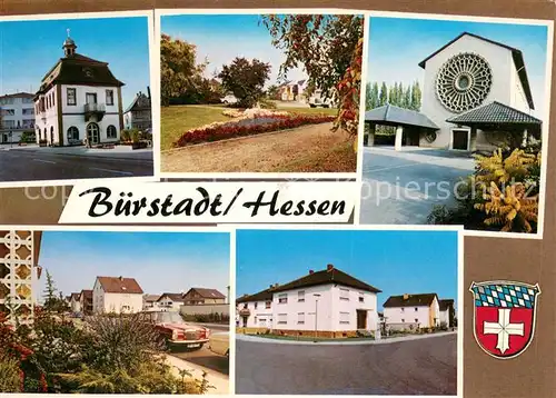 Buerstadt Ortsansichten Park Buerstadt