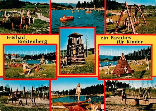 Breitenberg_Niederbayern Freibad Kinderspielplatz Breitenberg Niederbayern