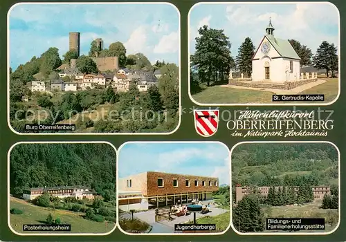 Oberreifenberg Hoehenluftkurort Burg Kapelle Erholungsheime Jugendherberge Naturpark Hochtaunus Oberreifenberg