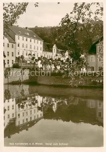 Bad_Karlshafen Hotel zum Schwan an der Weser Bad_Karlshafen