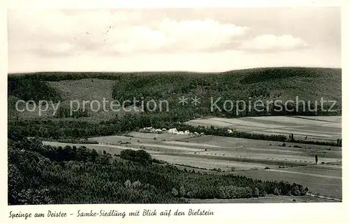 Springe_Deister Samke Siedlung mit Blick auf den Bielstein Springe_Deister