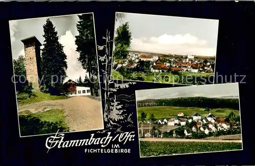 Stammbach Aussichtsturm Panorama Stammbach