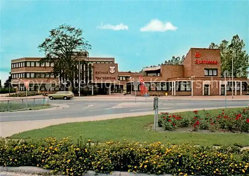 Westrhauderfehn Rathaus mit Sparkasse Westrhauderfehn