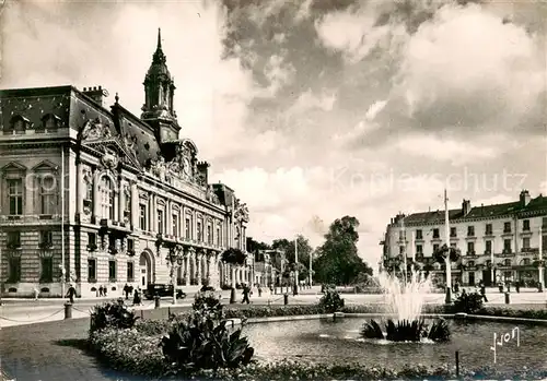 Tours_Indre et Loire Place Jean Jaures et lHotel de Ville Tours Indre et Loire