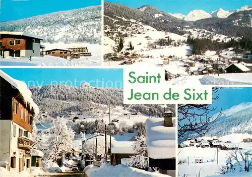 Saint Jean de Sixt Village de vaconces familiales Vue generale Entree du village  Saint Jean de Sixt