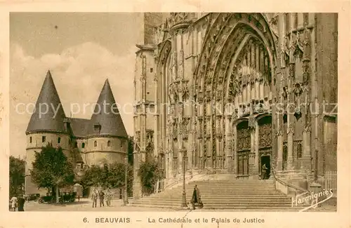 Beauvais_60 La Cathedrale et le Palais de Justice 