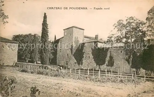 Poudenas Chateau de Poudenas Facade nord Poudenas