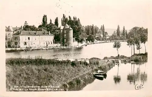 Villeneuve sur Yonne Ile et la Tour Bonneville Villeneuve sur Yonne