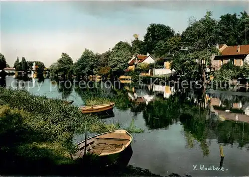 AK / Ansichtskarte Nemours_Seine et Marne Le Loing au Champ de Mars Nemours Seine et Marne