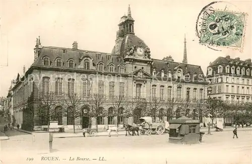 AK / Ansichtskarte Rouen La Bourse Rouen