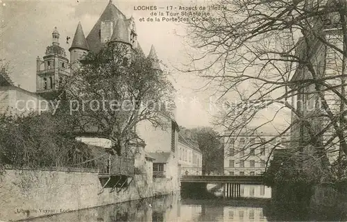 AK / Ansichtskarte Loches_Indre_et_Loire Tour St Antoine et de la Porte des Cordelliers Loches_Indre_et_Loire