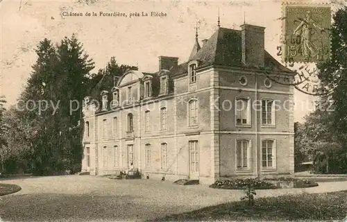 AK / Ansichtskarte La_Fleche Chateau de la Potardiere La_Fleche