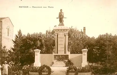 AK / Ansichtskarte Matour Monument aux Morts Matour