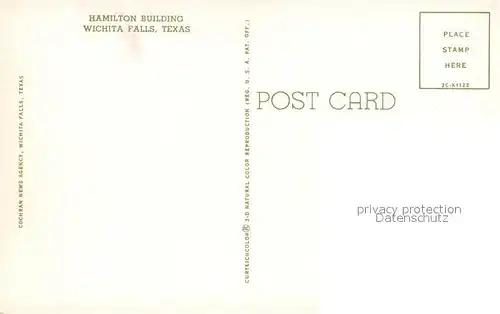 AK / Ansichtskarte Wichita_Falls Hamilton Building Wichita Falls