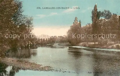 AK / Ansichtskarte Lamalou les Bains Aux bords de l Orb Lamalou les Bains