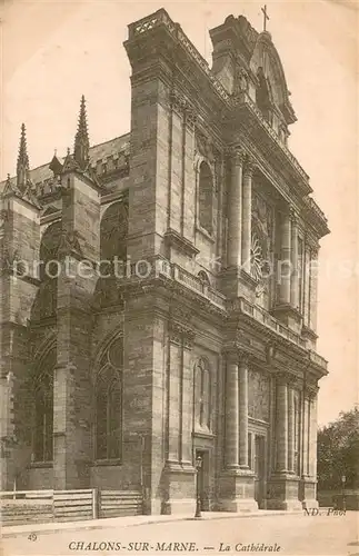 AK / Ansichtskarte Chalons sur Marne La cathedrale 