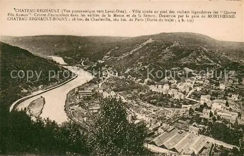 AK / Ansichtskarte Chateau Regnault Vue panoramique vers Laval Dieu Chateau Regnault