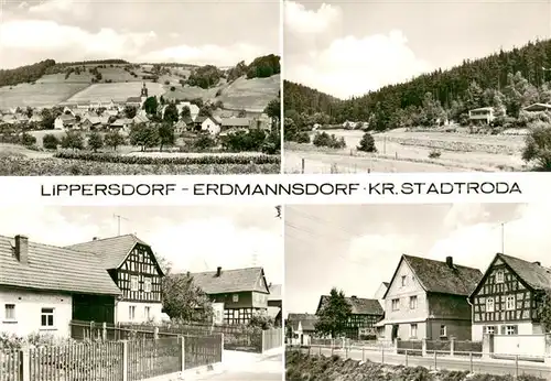 AK / Ansichtskarte Lippersdorf Erdmannsdorf Teilansichten Naherholungsgebiet Lippersdorf Erdmannsdorf