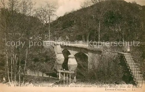 AK / Ansichtskarte Avallon Pont Claireau pris de la Route de Lormes Claireau Avallon