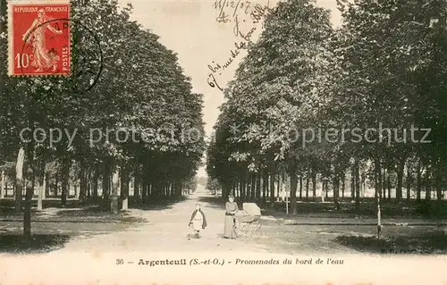 AK / Ansichtskarte Argenteuil_Val_d_Oise Promenades du bord de l eau Argenteuil_Val_d_Oise