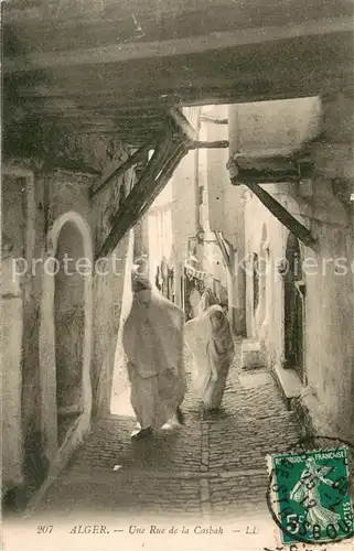 AK / Ansichtskarte Alger_Algerien Une rue de la Casbah Alger Algerien