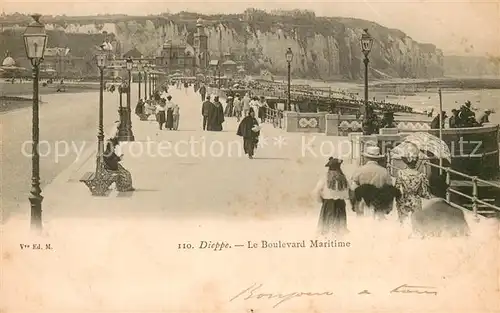 AK / Ansichtskarte Dieppe_76 Le Boulevard Maritime 