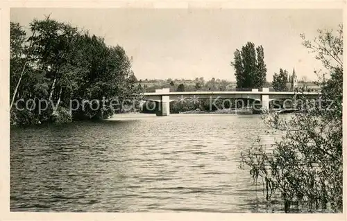 AK / Ansichtskarte Yzeures sur Creuse Pont sur la Creuse Yzeures sur Creuse