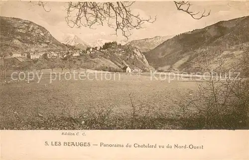 AK / Ansichtskarte Chatelard Les Beauges Panorama du Chatelard vu du Nord Ouest Chatelard