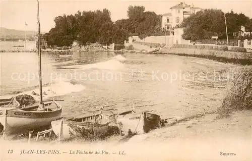 AK / Ansichtskarte Juan les Pins Fontaine du Pin Juan les Pins