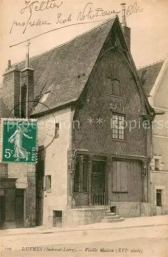 AK / Ansichtskarte Luynes_Indre et Loire Vieille Maison Luynes Indre et Loire