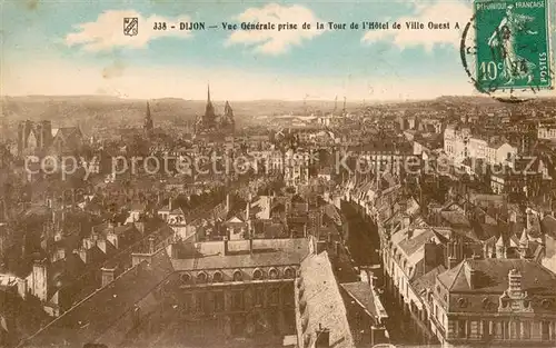 Dijon_21 Vue generale prise de la Tour de l Hotel de Ville 