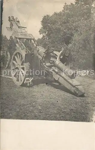 AK / Ansichtskarte Militaria_Deutschland_WK1 Geschuetz Kanone 