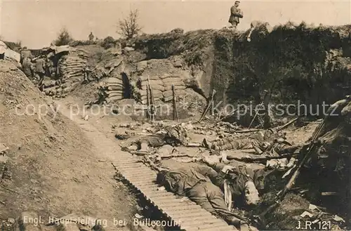 AK / Ansichtskarte 121_Regiment_IR_121_Infanterie_Ludwigsburg IR 121 Schuetzengraben Bullecourt 