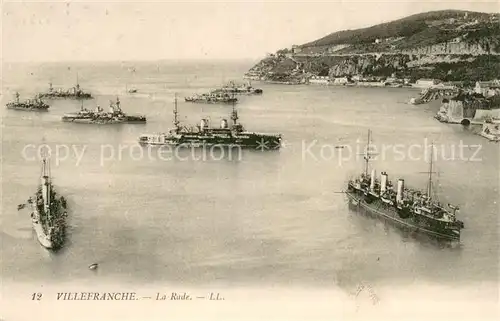 AK / Ansichtskarte Villefranche sur Mer La Rade Bateaux Villefranche sur Mer