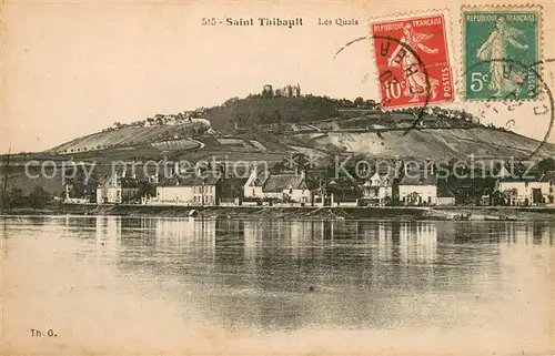 AK / Ansichtskarte Saint_Thibault_Cher Les Quais Saint_Thibault_Cher