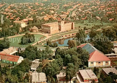 Gyula Fliegeraufnahme mit der Burg Gyula