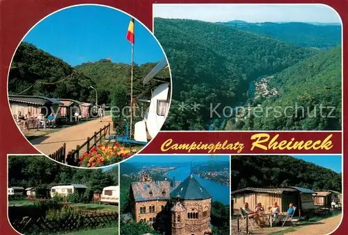 Bad_Breisig Campingplatz Rheineck Panorama Burg Rheineck Bad_Breisig