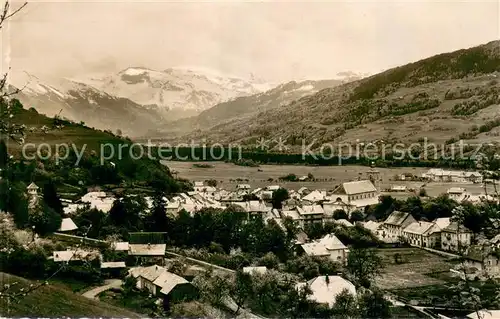 AK / Ansichtskarte Taninges Vue generale et les Alpes Francaises Taninges