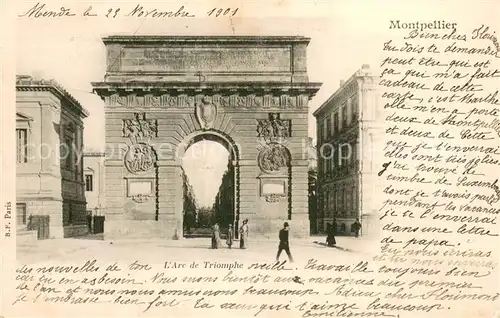 Montpellier_Herault Arc de Triomphe Montpellier Herault